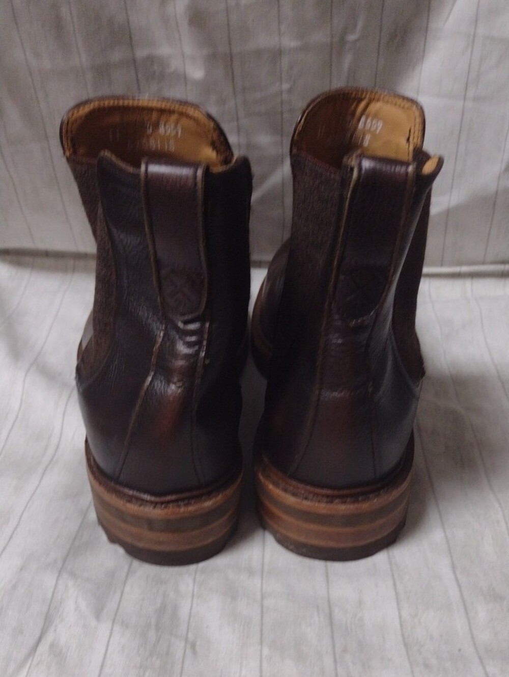 Allen Edmonds Dark Brown Chelsea Boots (J1309) - Picture 5 of 7